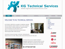 Tablet Screenshot of kgtechnicalservices.co.uk